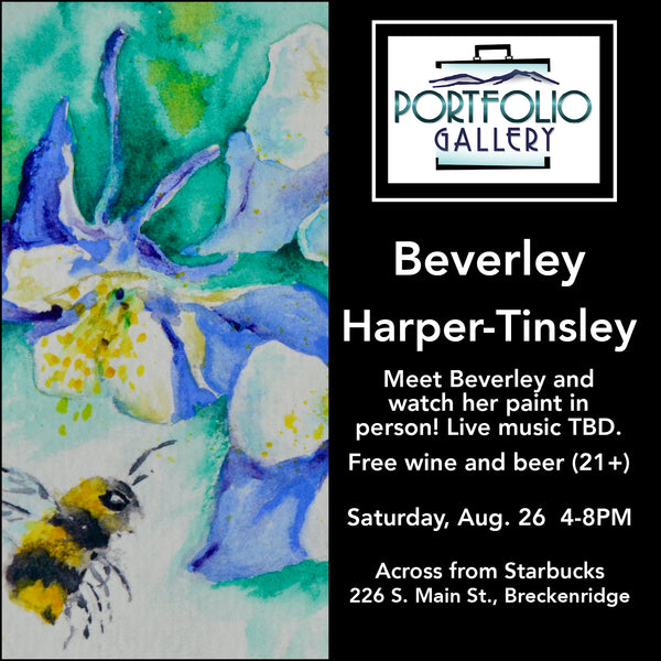 Happy Hour with Beverley Harper August 26th 4pm-8pm @ Portfolio Gallery