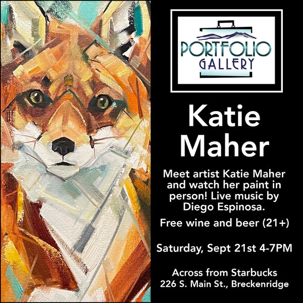 Happy Hour with Katie Maher July 20th 4pm-7pm @ Portfolio Gallery