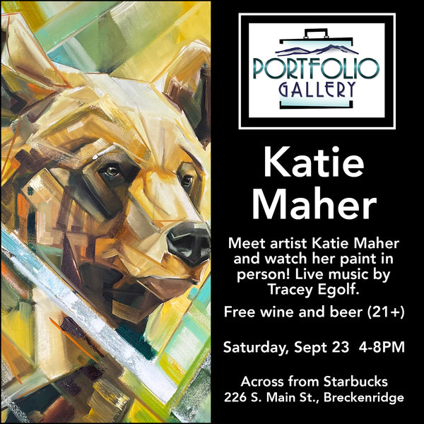 Happy Hour with Katie Maher September 23rd 4pm-8pm @ Portfolio Gallery